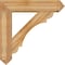 Ekena Millwork Olympic Arts and Crafts Rough Sawn Bracket w/ Offset Brace, Western Red Cedar, 8"W x 34"D x 34"H BKT0806X34X34OLY03RWR - alternate 3
